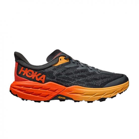 Hoka Speedgoat 5 Men Castlerock/Flame i gruppen Skor / LPNING / Trailskor hos Rune stberg Cykel & Sport Aktiebolag (1123157CFLMr)