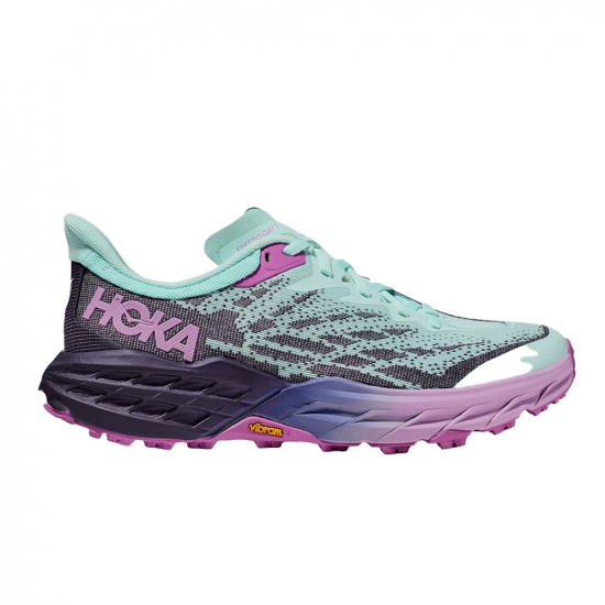 Hoka Speedgoat 5 Women Sunlit Ocean/Night Sky i gruppen Skor / LPNING / Trailskor hos Rune stberg Cykel & Sport Aktiebolag (1123158SONSr)