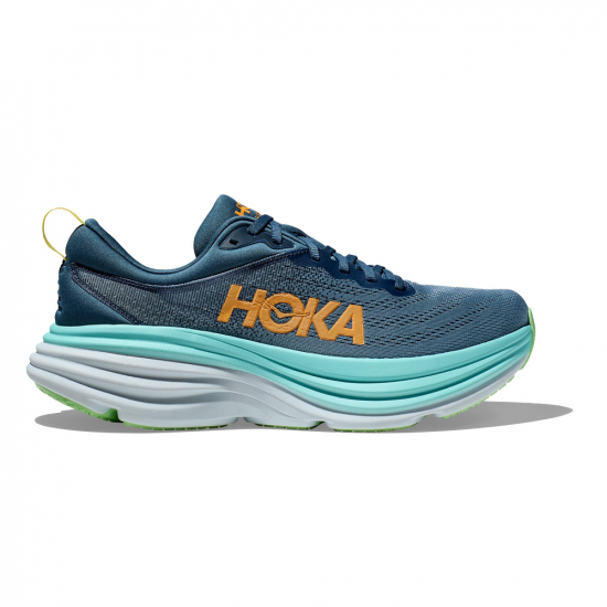 Hoka Bondi 8 Men Real Teal/Shadow i gruppen Skor / LPNING / Lparskor hos Rune stberg Cykel & Sport Aktiebolag (1123202RHDr)