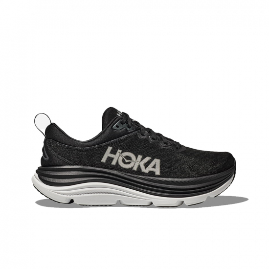 Hoka Gaviota 5 Wide Men Black/White i gruppen Skor / LPNING / Lparskor hos Rune stberg Cykel & Sport Aktiebolag (1134234BWHTr)