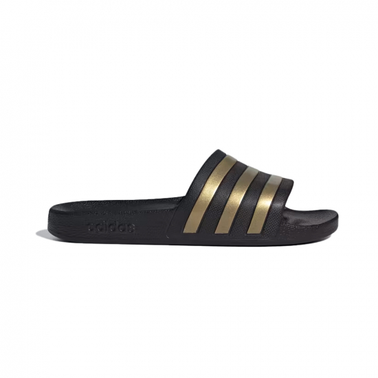 Adidas Adilette Aqua Slide Black/Gold i gruppen Skor / VARDAGSSKOR / Sandaler/tofflor hos Rune stberg Cykel & Sport Aktiebolag (EG1758r)