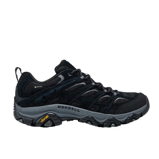 Merrell Moab 3 GTX Men Black/Grey i gruppen Skor / PROMENAD/VANDRING / Friluftsskor hos Rune stberg Cykel & Sport Aktiebolag (J036253r)